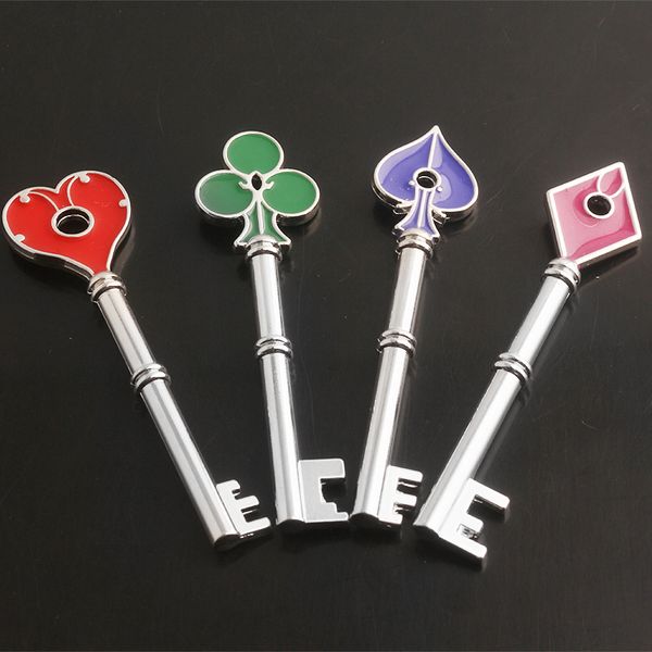 midy game residents evils keychain set rpd square plum heart key playing cards key metal keyring men collection jewelry, Silver
midy game residents evils keychain set rpd square plum heart key playing cards key metal keyring men collection jewelry, Silver