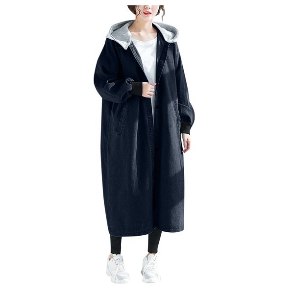 trendy jacket women fashion women's winter long-sleeved pure-coloured hat jeans coat streetwear denim jacket chaqueton mujer, Black;white
trendy jacket women fashion women's winter long-sleeved pure-coloured hat jeans coat streetwear denim jacket chaqueton mujer, Black;white