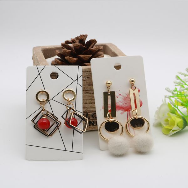 100pcs/lot 4.5x8.5cm cute colorful pattern printed earring cards paper jewelry earring display packaging labels price tags cards, Pink;blue
100pcs/lot 4.5x8.5cm cute colorful pattern printed earring cards paper jewelry earring display packaging labels price tags cards, Pink;blue