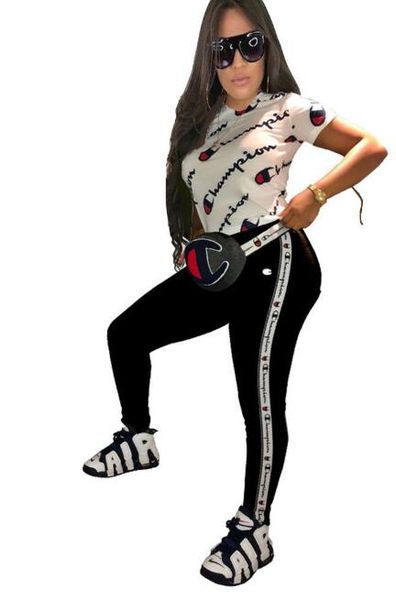Women champion clothing hort leeve hirt pant outfit 2 piece et ca ual track uit jogging port uit weat hirt tight joying, Gray
Women champion clothing hort leeve hirt pant outfit 2 piece et ca ual track uit jogging port uit weat hirt tight joying, Gray