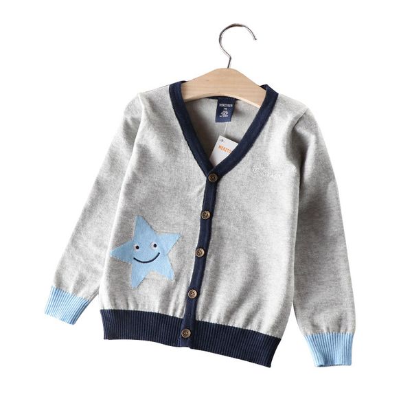 smile star baby boy sweater patchwork children knitting cardigan buckle closure deep v-neck pullovers cotton blends kids autumn, Blue
smile star baby boy sweater patchwork children knitting cardigan buckle closure deep v-neck pullovers cotton blends kids autumn, Blue