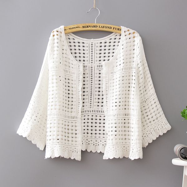 women's clothing lace cotton coat crochet cardigan white blouses shirts hollow out knitted cardigan chemise femme 861h3
women's clothing lace cotton coat crochet cardigan white blouses shirts hollow out knitted cardigan chemise femme 861h3