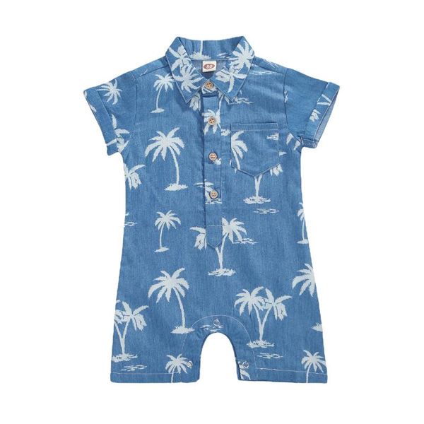 2020 baby summer clothing baby boys lapel romper infant simple style coconut tree short sleeve jumpsuit clothing travel vacation, Blue
2020 baby summer clothing baby boys lapel romper infant simple style coconut tree short sleeve jumpsuit clothing travel vacation, Blue