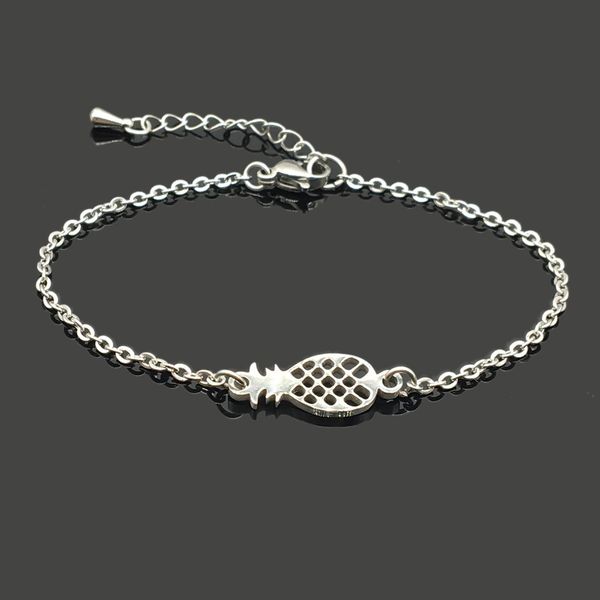 pineapple stainless steel charm bracelet stainless steel pineapple pendant chain bracelet for women girl, Golden;silver
pineapple stainless steel charm bracelet stainless steel pineapple pendant chain bracelet for women girl, Golden;silver