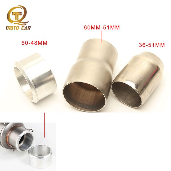 1pc motorcycle exhaust link pipes muffler 60mm change to 36-51mm escape moto scooter exhaust racing 60mm 48mm adapter conversion
1pc motorcycle exhaust link pipes muffler 60mm change to 36-51mm escape moto scooter exhaust racing 60mm 48mm adapter conversion