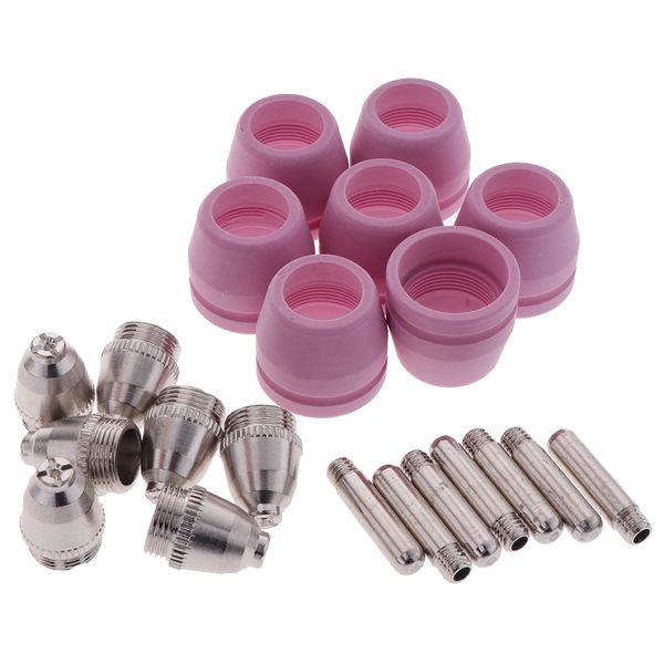 21pcs ag60 sg55 tips cups electrode plasma cutter torch consumable accessories plasma tips nozzles kit
21pcs ag60 sg55 tips cups electrode plasma cutter torch consumable accessories plasma tips nozzles kit