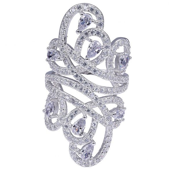 engagement wedding jewelry 925 sterling silver ring finger shine gorgeous line wide simulated diamond rings for women, Slivery;golden
engagement wedding jewelry 925 sterling silver ring finger shine gorgeous line wide simulated diamond rings for women, Slivery;golden