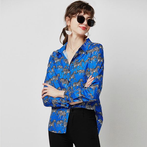 brand fashion animal zebra print women blouses loose leisure long sleeve blouse shirt turn down collar ladies tunic blusas, White
brand fashion animal zebra print women blouses loose leisure long sleeve blouse shirt turn down collar ladies tunic blusas, White