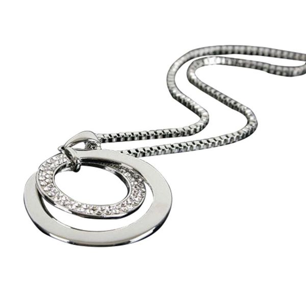 long festival crystal anniversary round fashion gift stylish jewelry accessories charming women necklace, Silver
long festival crystal anniversary round fashion gift stylish jewelry accessories charming women necklace, Silver