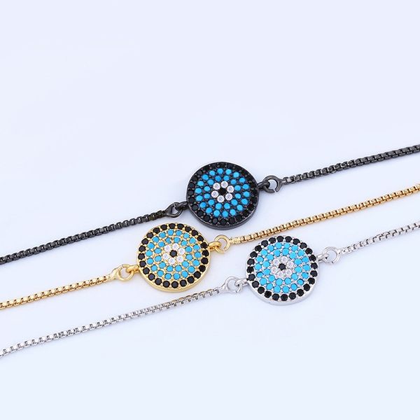 delicate circle blue bracelets cubic zirconia charm bracelets for women accessories armband 21cm, Black
delicate circle blue bracelets cubic zirconia charm bracelets for women accessories armband 21cm, Black