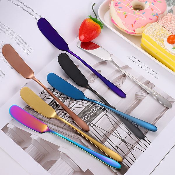 304 stainless steel butter knife cheese dessert jam spreaders cream gold black rose gold knifes western cutlery breakfast tool
304 stainless steel butter knife cheese dessert jam spreaders cream gold black rose gold knifes western cutlery breakfast tool