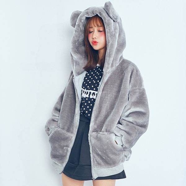 womennew fashion winter hooded coats warm thick loose solid outwear casual jackets thick warm female outerwear, Black
womennew fashion winter hooded coats warm thick loose solid outwear casual jackets thick warm female outerwear, Black
