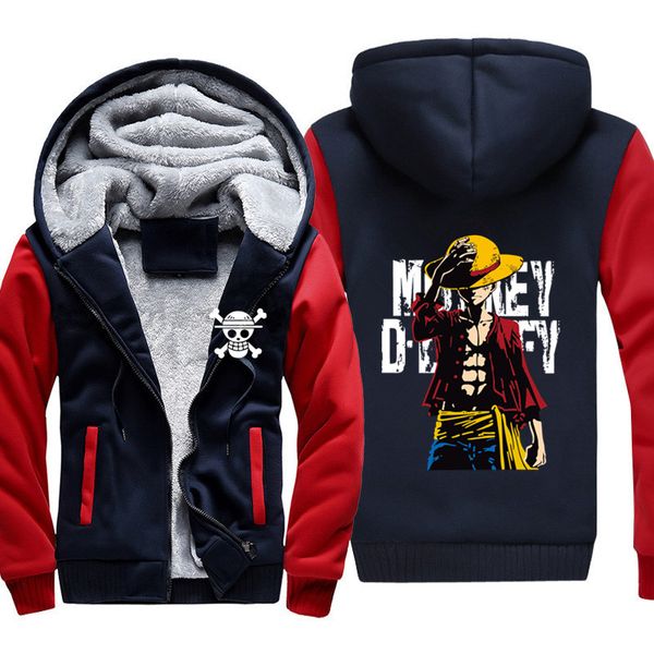 anime one piece monkey d luffy sweatshirt men 2019 new casual coat jacket winter men thick zipper warm sweatshirt, Black;brown
anime one piece monkey d luffy sweatshirt men 2019 new casual coat jacket winter men thick zipper warm sweatshirt, Black;brown