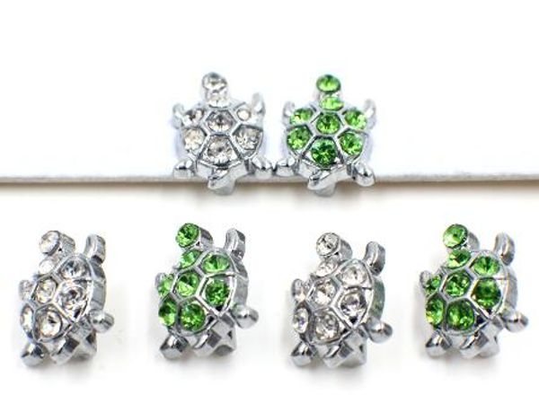 50pcs/lot 8mm clear green rhinestones sea turtle slide charms fit for 8mm diy accessories keychains wristband bracelet, Bronze;silver
50pcs/lot 8mm clear green rhinestones sea turtle slide charms fit for 8mm diy accessories keychains wristband bracelet, Bronze;silver