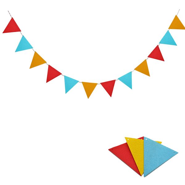 colorful non-woven fabric flags floral bunting banners garland for kindergarten/home/ wedding event birthday party decoration
colorful non-woven fabric flags floral bunting banners garland for kindergarten/home/ wedding event birthday party decoration