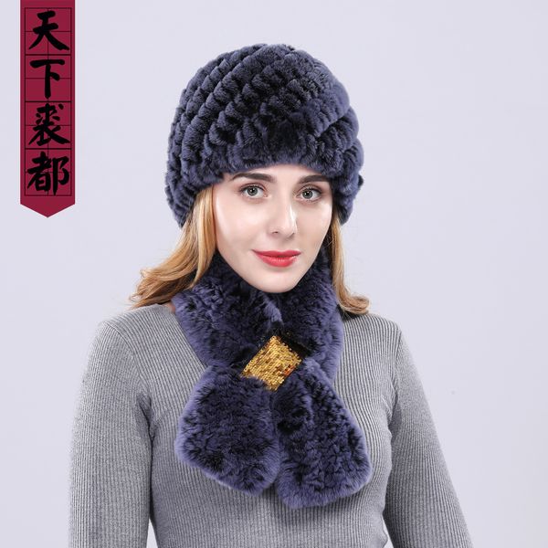 winter women scarf and hat 2 pieces sets soft warm genuine fur muffler with cap set brand quality sale, Blue;gray
winter women scarf and hat 2 pieces sets soft warm genuine fur muffler with cap set brand quality sale, Blue;gray