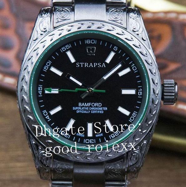 very men's automatic watches asia 2813 watch men bamford 116400 full steel carving bracelet perpetual crystal sport oyster wristwatches, Slivery;brown
very men's automatic watches asia 2813 watch men bamford 116400 full steel carving bracelet perpetual crystal sport oyster wristwatches, Slivery;brown