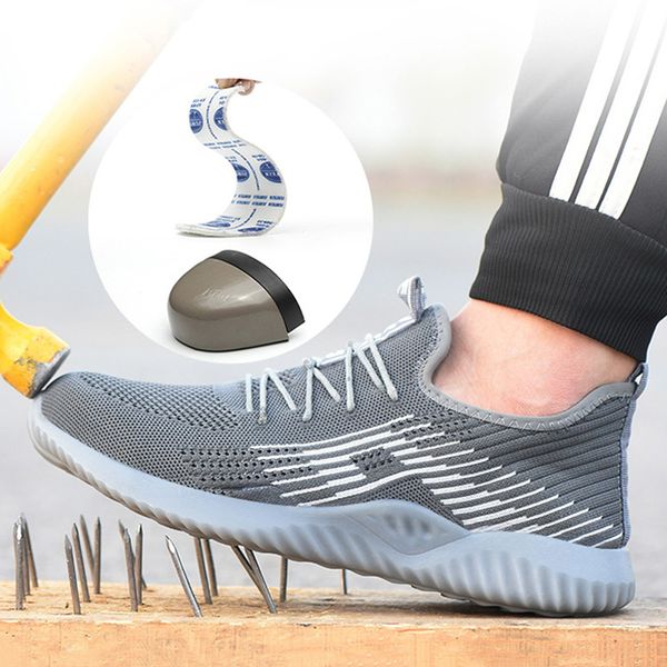 work safety shoes men shoes steel toe safety boot anti-puncture work boots men casual slip-on male plus size, Black
work safety shoes men shoes steel toe safety boot anti-puncture work boots men casual slip-on male plus size, Black