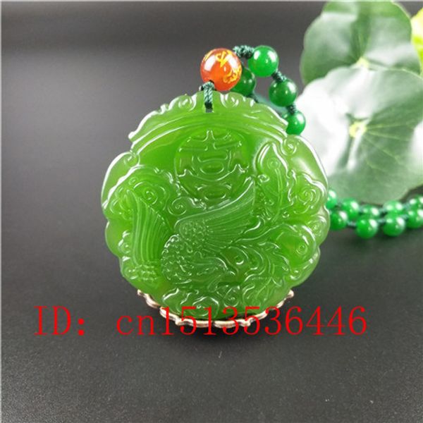 natural green chinese dragon phoenix carved jade couple pendant beads necklace charm jewellery fashion lucky amulet gifts, Silver
natural green chinese dragon phoenix carved jade couple pendant beads necklace charm jewellery fashion lucky amulet gifts, Silver