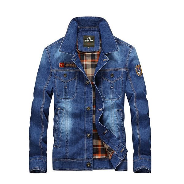brand clothing winter pilot mens denim jacket casual fashion men bomber baseball jackets men's jean jacket chaqueta hombre m-4xl, Black;brown
brand clothing winter pilot mens denim jacket casual fashion men bomber baseball jackets men's jean jacket chaqueta hombre m-4xl, Black;brown