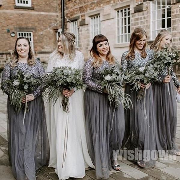a line chiffon long sleeves tulle sequin long wedding party silver lace bridesmaid dresses plus size abiti da cerimonia evening gown, White;pink
a line chiffon long sleeves tulle sequin long wedding party silver lace bridesmaid dresses plus size abiti da cerimonia evening gown, White;pink