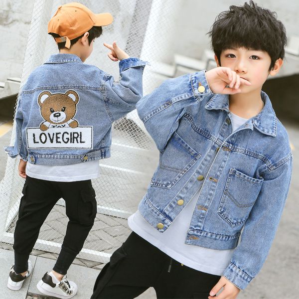 kids coat children denim jacket spring new korean boys coats and jackets 4-12 years old, Blue;gray
kids coat children denim jacket spring new korean boys coats and jackets 4-12 years old, Blue;gray