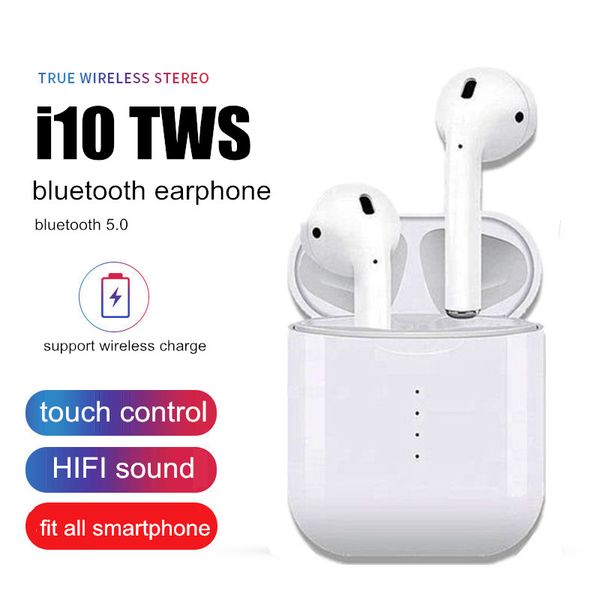 i10 tws Bluetooth Earphones Wireless earphone Bluetooth 5.0 Earbuds Touch control headset for all smart phone car Earphones
i10 tws Bluetooth Earphones Wireless earphone Bluetooth 5.0 Earbuds Touch control headset for all smart phone car Earphones