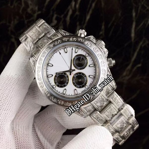 new a2813 automatic mens watch carved tattoo steel case white dial black subdial stainless steel bracelet watches 116500 hi_watch 39b2, Slivery;brown
new a2813 automatic mens watch carved tattoo steel case white dial black subdial stainless steel bracelet watches 116500 hi_watch 39b2, Slivery;brown