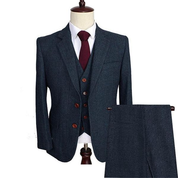 men's suits & blazers wool tweed 3 pieces formal lapel notch herringbone tuxedos blazer slim fit winter wedding groom (blazer+vest+pant, White;black
men's suits & blazers wool tweed 3 pieces formal lapel notch herringbone tuxedos blazer slim fit winter wedding groom (blazer+vest+pant, White;black