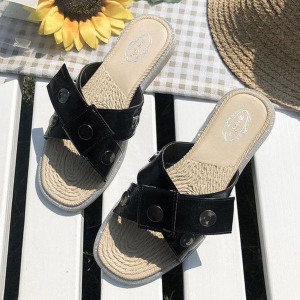 slippers flat open toe weave for women casual leather indoor outdoor slides woman comfort soft sole beach flip flops, Black
slippers flat open toe weave for women casual leather indoor outdoor slides woman comfort soft sole beach flip flops, Black