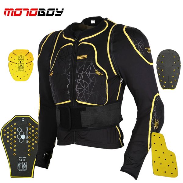 1pcs motorcycle full body armor motorcycle body protector motocross protective jacket with 7pcs pads, Black;blue
1pcs motorcycle full body armor motorcycle body protector motocross protective jacket with 7pcs pads, Black;blue
