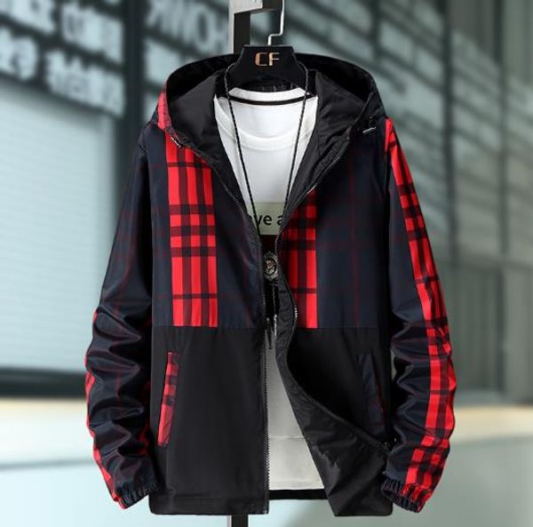 m-7xl men's windbreaker jacket female 2019 casual jacket new spring autumn sports large size coat mens lattice jackets, Black;brown
m-7xl men's windbreaker jacket female 2019 casual jacket new spring autumn sports large size coat mens lattice jackets, Black;brown