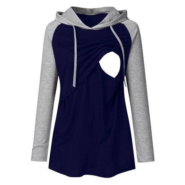 Women Fashion Hooded Long Sleeve Patchwork Drawstring Winter, Autumn Maternity Causal Hoodies
Women Fashion Hooded Long Sleeve Patchwork Drawstring Winter, Autumn Maternity Causal Hoodies