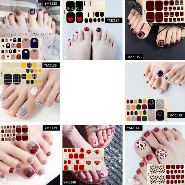 1pc toenail art full-cover sticker sheet for toenail sticker polish pedicure ymz133-141, Black
1pc toenail art full-cover sticker sheet for toenail sticker polish pedicure ymz133-141, Black