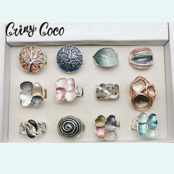 cring coco clearance sale alloy adjustable ring for women girls party enamel jewelry flower snake tree of life geometric ring, Golden;silver
cring coco clearance sale alloy adjustable ring for women girls party enamel jewelry flower snake tree of life geometric ring, Golden;silver