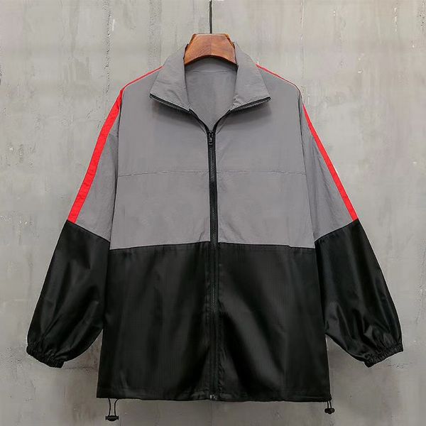 designer jackets coats windbreaker with letters fashion brand mens jacket autumn casual outwear clothing 2 colors available, Black;brown 
designer jackets coats windbreaker with letters fashion brand mens jacket autumn casual outwear clothing 2 colors available, Black;brown