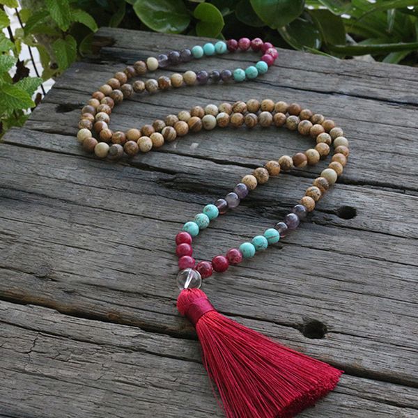 8mm picture stone and rose emperor pine mala beads necklace, brings joy japamala, 108 bead mala, mala jewelry, prayer beads, Silver
8mm picture stone and rose emperor pine mala beads necklace, brings joy japamala, 108 bead mala, mala jewelry, prayer beads, Silver
