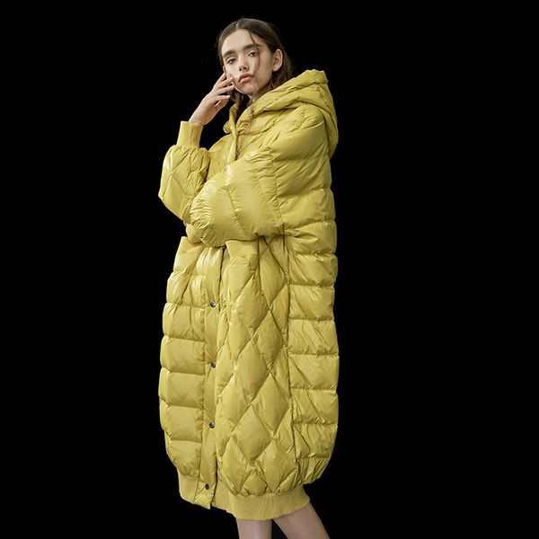 2019 new arrival aporia.king long solid single breasted wide waisted thick full white duck down coats, Black
2019 new arrival aporia.king long solid single breasted wide waisted thick full white duck down coats, Black