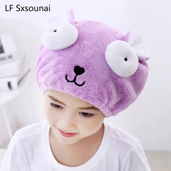 lf sxsounai cute bath towel hair dry hat shower cap strong absorbing drying long - velvet ultra -soft children 's dry hair cap
lf sxsounai cute bath towel hair dry hat shower cap strong absorbing drying long - velvet ultra -soft children 's dry hair cap