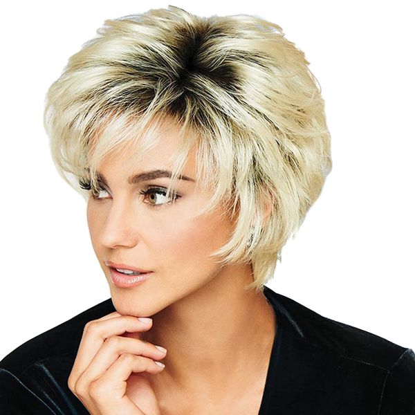 short human hair wig, 11 inch layered gradient color oblique bangs hairpieces, lady daily party wear heat ok, Black
short human hair wig, 11 inch layered gradient color oblique bangs hairpieces, lady daily party wear heat ok, Black