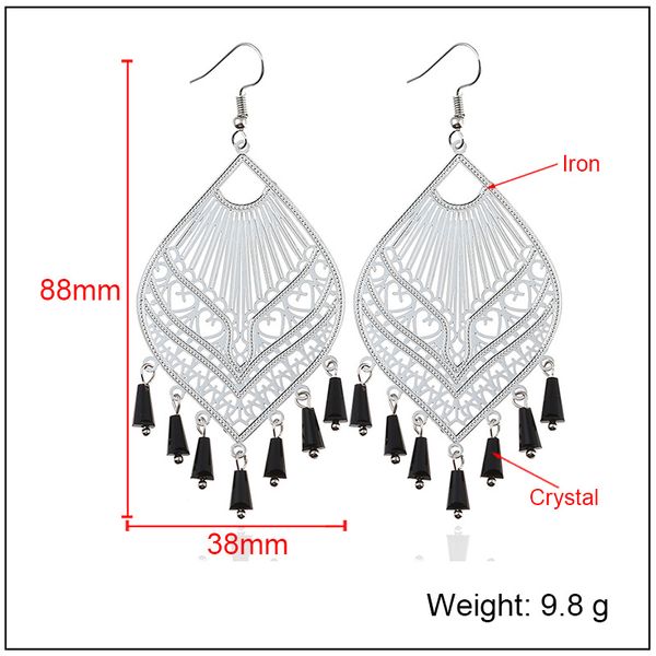 wholesale- and american fashion computer earrings burst personality temperament water drop earrings, Golden
wholesale- and american fashion computer earrings burst personality temperament water drop earrings, Golden