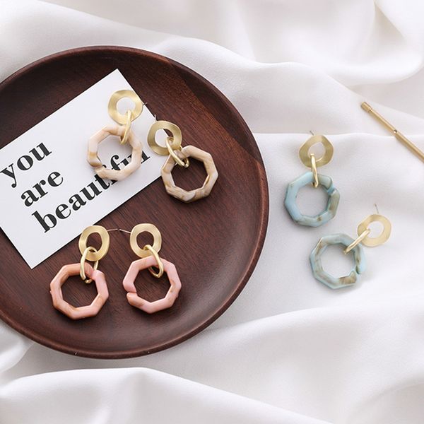 irregular metal hollow round acrylic texture circle drop dangle earrings for women personality new statement oorbellen, Silver
irregular metal hollow round acrylic texture circle drop dangle earrings for women personality new statement oorbellen, Silver