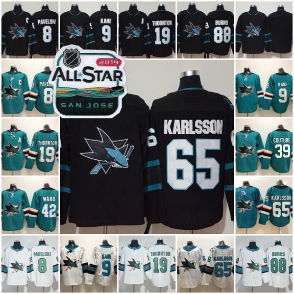 2019 All 65 Erik Karlsson Star San Jose Sharks Third 3rd Alternate Joe Thornton Brent Burns Joe Pavelski Logan Couture Evander Kane Couture
2019 All 65 Erik Karlsson Star San Jose Sharks Third 3rd Alternate Joe Thornton Brent Burns Joe Pavelski Logan Couture Evander Kane Couture