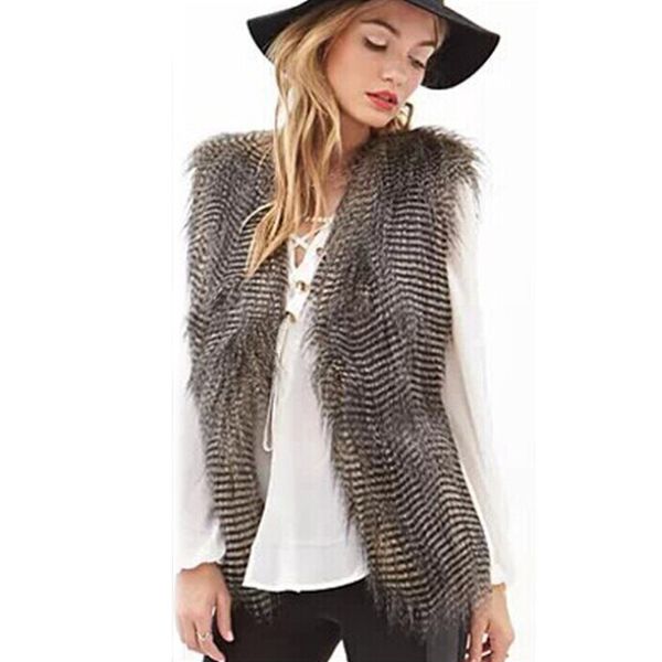 2018 new fashion casual autumn winter women vest sleeveless coat outerwear long hair jacket waistcoat female coats, Black;white
2018 new fashion casual autumn winter women vest sleeveless coat outerwear long hair jacket waistcoat female coats, Black;white