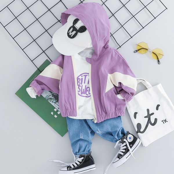 autumn infant boys girls fashion 3pcs clothes sets cotton letters printed long sleeve t shirt + denim pants + hooded jackets, White
autumn infant boys girls fashion 3pcs clothes sets cotton letters printed long sleeve t shirt + denim pants + hooded jackets, White