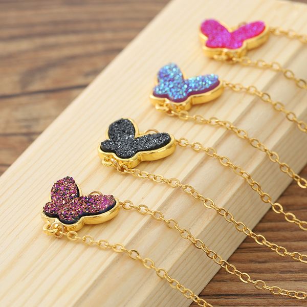 g.ycx charm resin imitation crystal stone druzy bracelets adjustable colorful butterfly bracelets pulseras mujer jewelry party, Golden;silver
g.ycx charm resin imitation crystal stone druzy bracelets adjustable colorful butterfly bracelets pulseras mujer jewelry party, Golden;silver