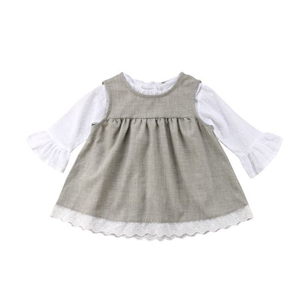 0-3 year's children's dresses autumn toddler kids baby girl long sleeve dress 2pcs solid color party pageant dress baby clothes, Red;yellow
0-3 year's children's dresses autumn toddler kids baby girl long sleeve dress 2pcs solid color party pageant dress baby clothes, Red;yellow