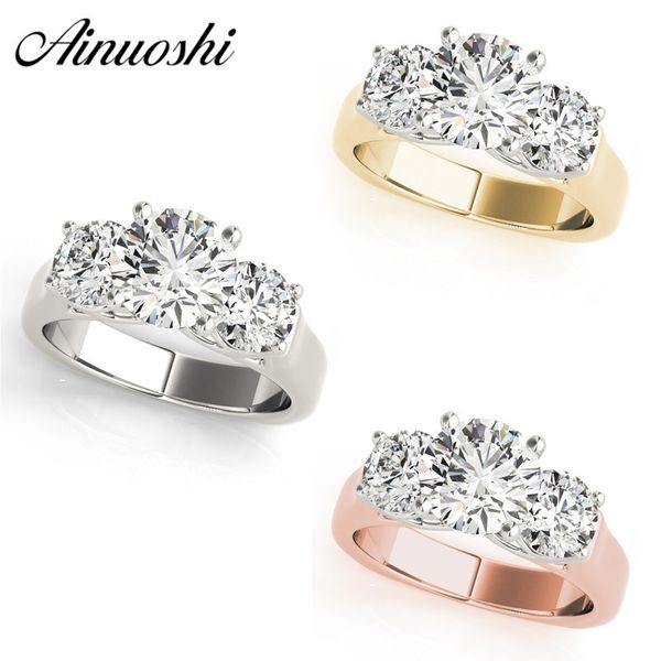 ainuoshi 925 серебро белое золото желтое золото розовое золото цвет кольца три камни кольца круглого cut bridal партия ювелирных подарков y2, Slivery;golden
ainuoshi 925 серебро белое золото желтое золото розовое золото цвет кольца три камни кольца круглого cut bridal партия ювелирных подарков y2, Slivery;golden