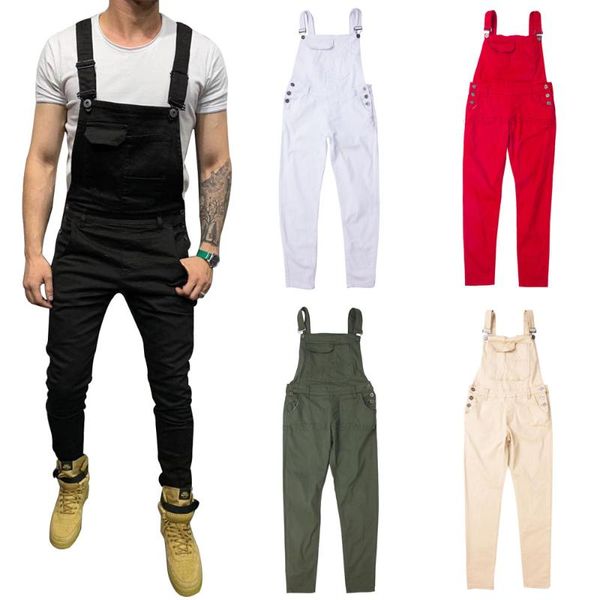 fashion male denim overalls trousers 2020 new men's bib workwear denim jumpsuit slim fit jumpsuit with pocket suspender trousers, Black
fashion male denim overalls trousers 2020 new men's bib workwear denim jumpsuit slim fit jumpsuit with pocket suspender trousers, Black