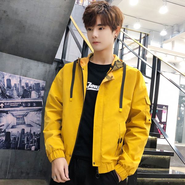 men's coat 2019 new style spring and autumn clothes korean-style slim fit trend handsome workwear autumn and winter versatile ja, Black
men's coat 2019 new style spring and autumn clothes korean-style slim fit trend handsome workwear autumn and winter versatile ja, Black